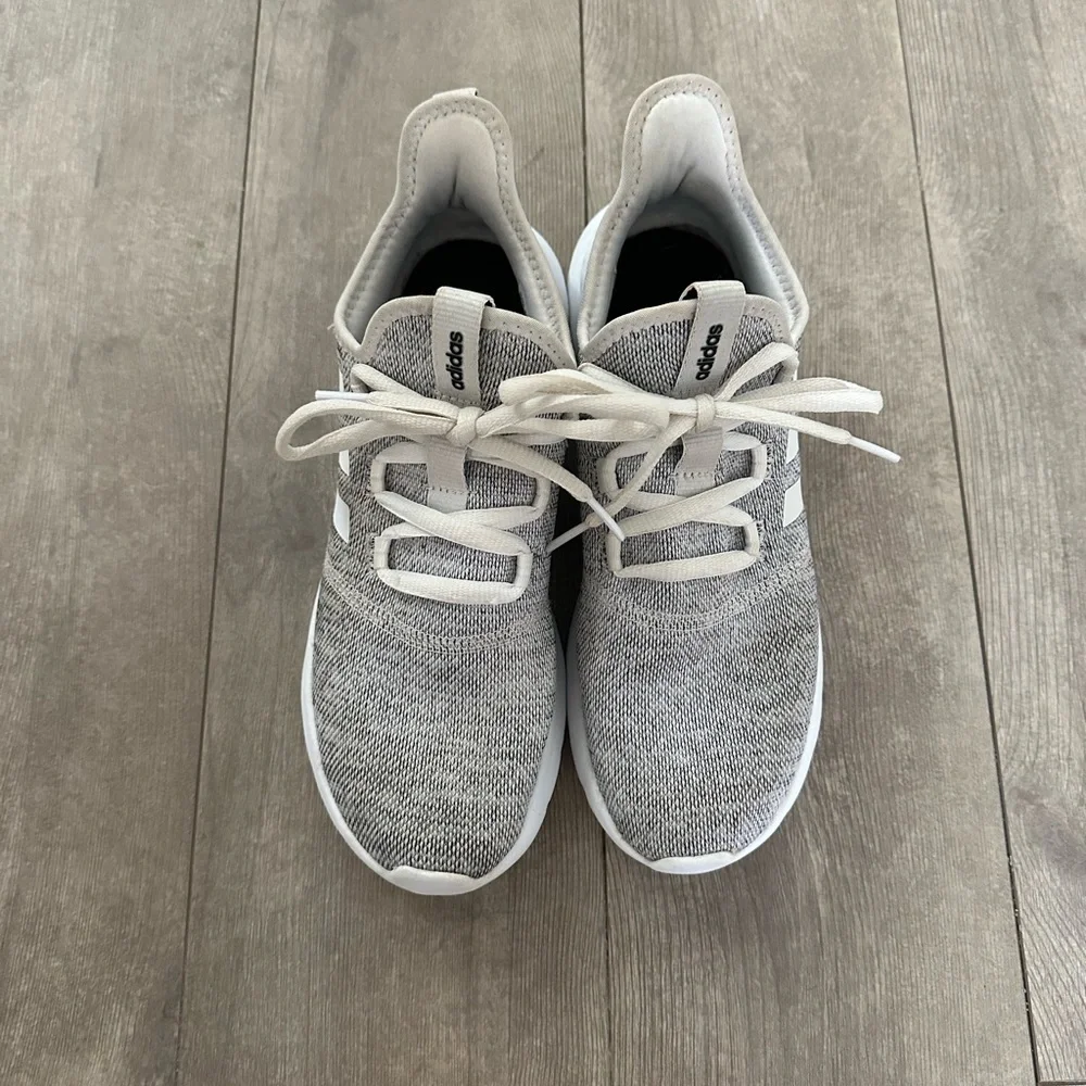 Adidas Womens Cloudfoam Pure 2.0 H04756 Gray Running Shoes Sneakers Size 9.5